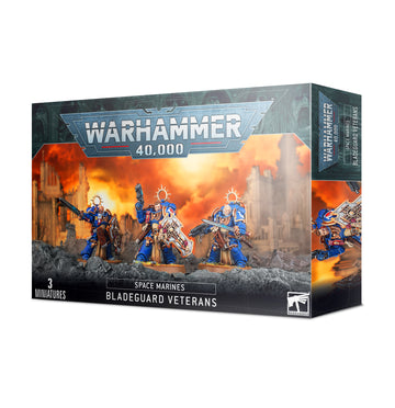 Warhammer 40k Space Marines -Bladeguard Veterans - Bards & Cards