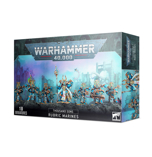 Warhammer 40k Thousand Sons: Rubric Marines - Bards & Cards