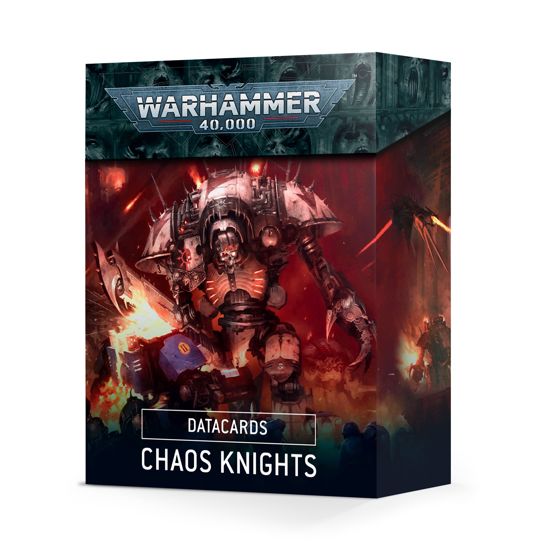 Warhammer 40k Datacards: Chaos Knights - Bards & Cards