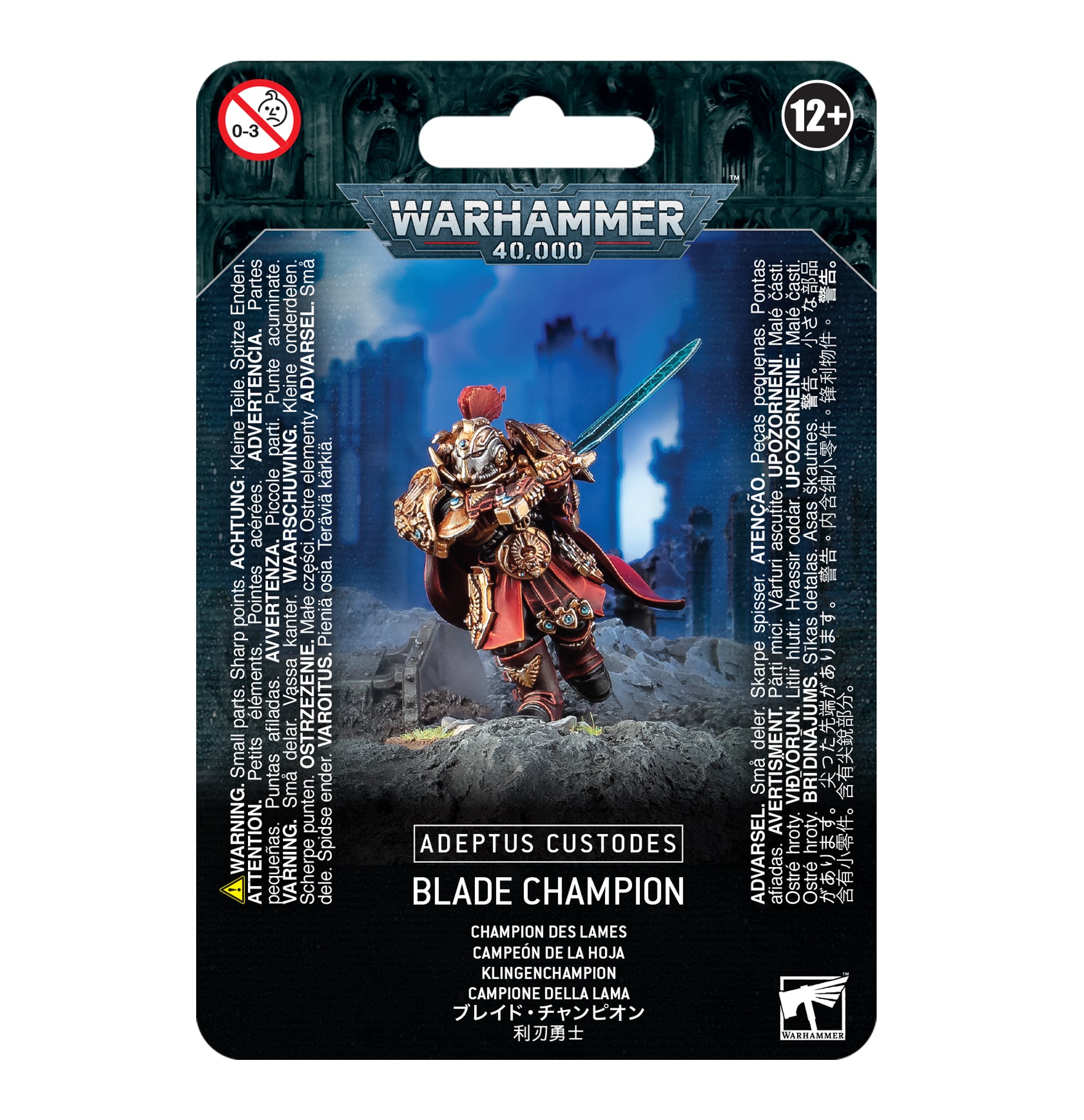 Warhammer 40k - Adeptus Custodes: Blade Champion - Bards & Cards