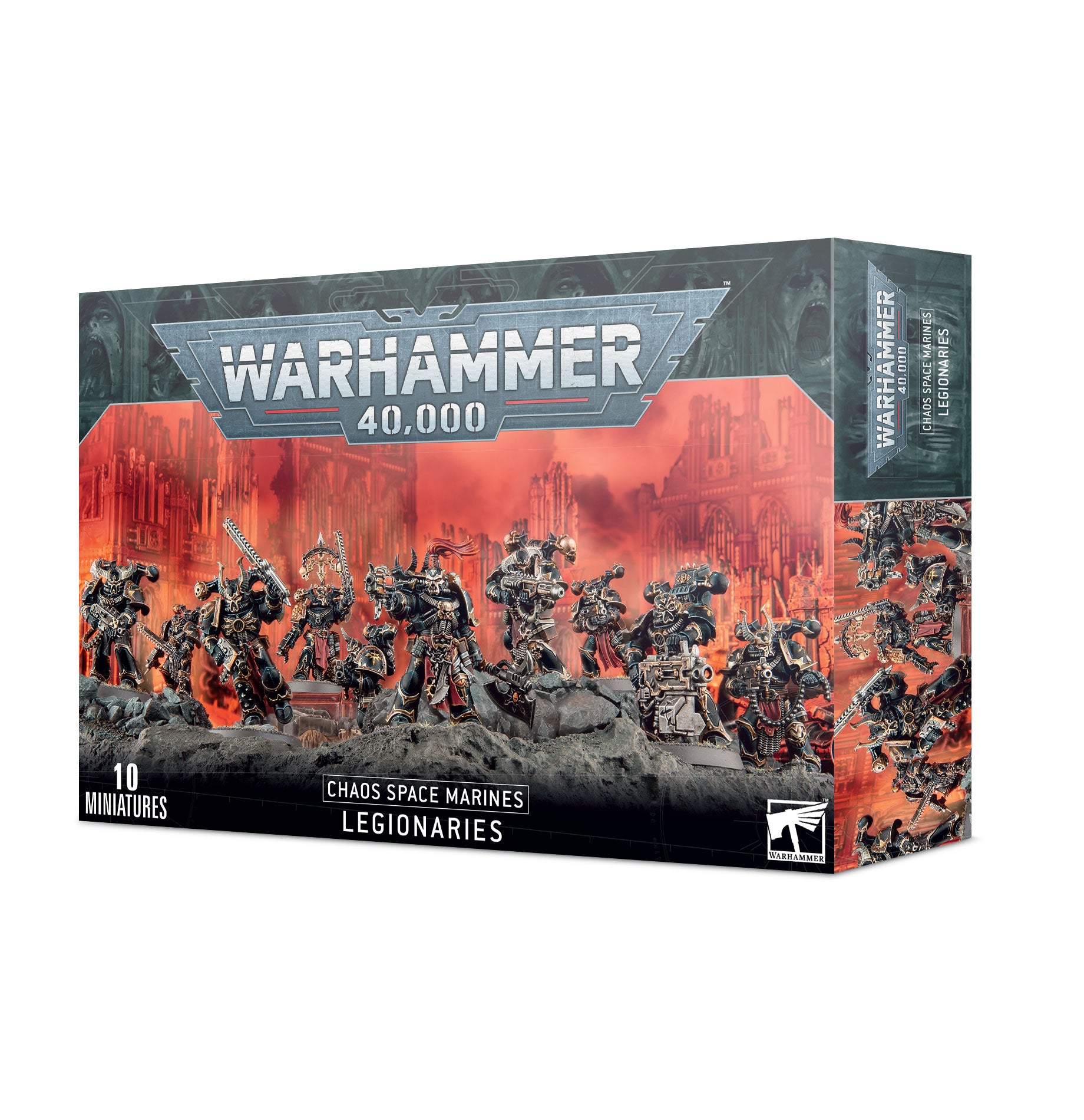 Warhammer 40k Chaos Space Marines Legionaries - Bards & Cards