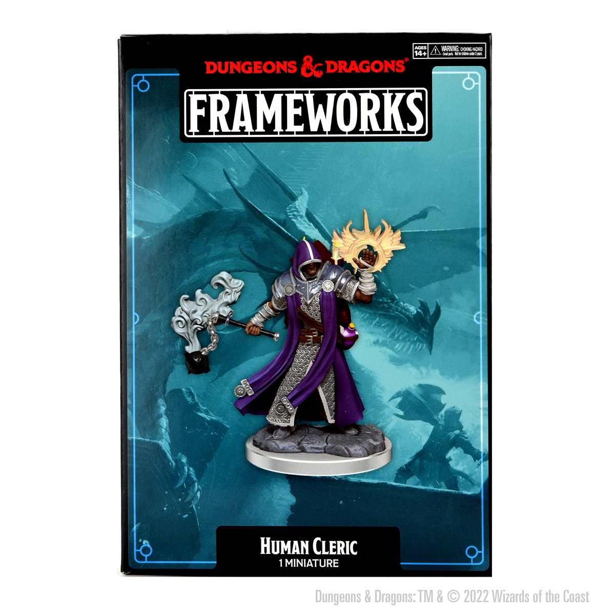 Dungeons & Dragons Frameworks: W01 Human Cleric Male - Bards & Cards