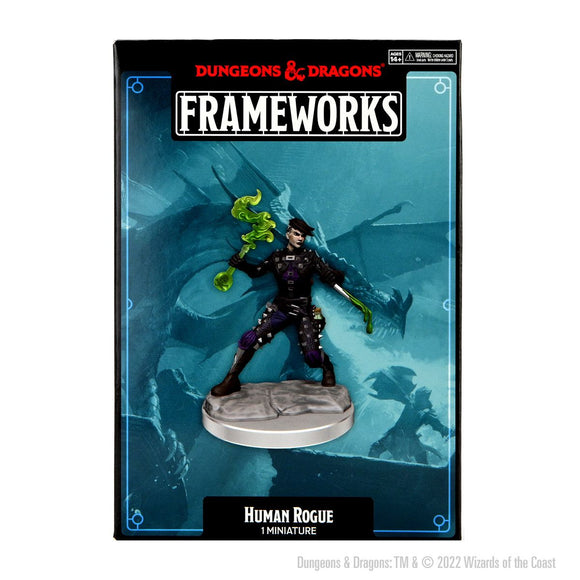 Dungeons & Dragons Frameworks: W01 Human Rogue Female - Bards & Cards