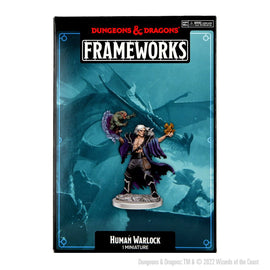 Dungeons & Dragons Frameworks: W01 Human Warlock Male - Bards & Cards