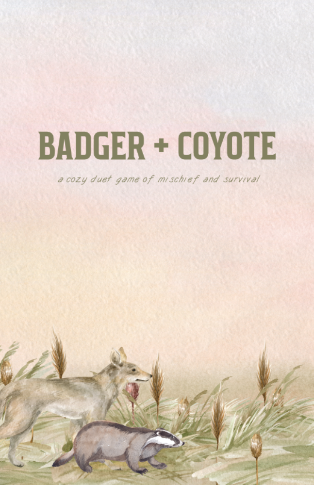 Badger + Coyote - Bards & Cards