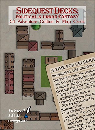 Sidequest Decks: Political & Urban Fantasy - Bards & Cards