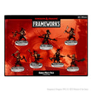 Dungeons & Dragons Frameworks: W01 Kobold Multi-Pack (7 Miniatures) - Bards & Cards