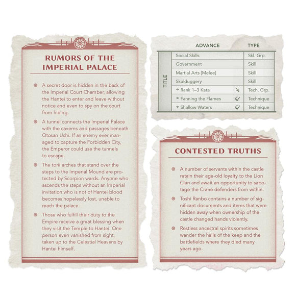 Legend of the Five Rings: Emerald Empire - Bards & Cards