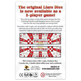 2 player Liars Dice - Bards & Cards