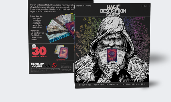 Conflict Games Magic Description Cards - Bards & Cards