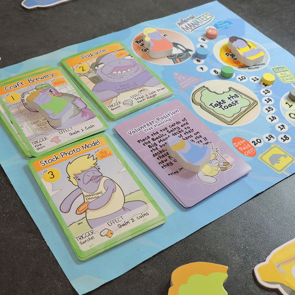 Millennial Manatees: Board Game in a Fanatee Pack - Bards & Cards