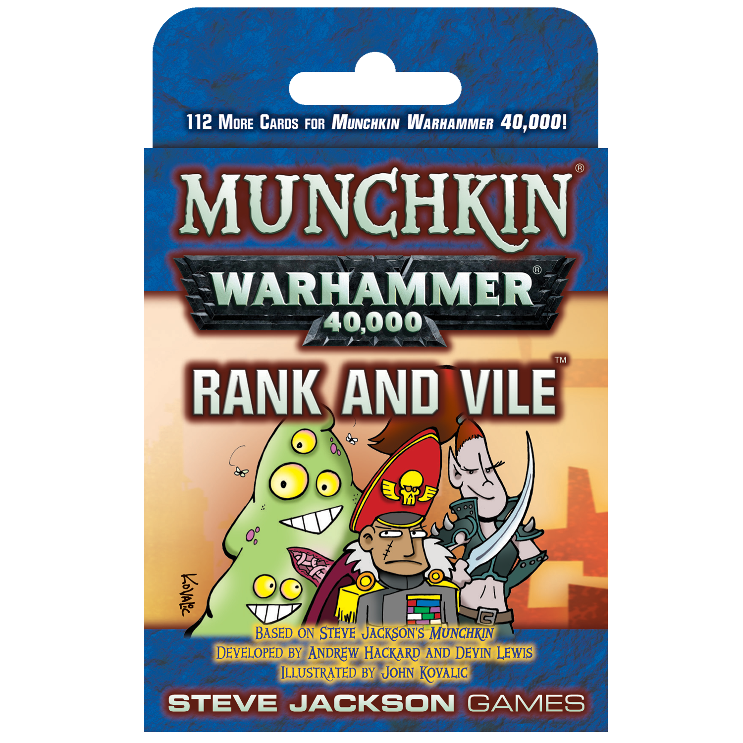 Munchkin: Warhammer 40,000 - Rank and Vile Expansion - Bards & Cards