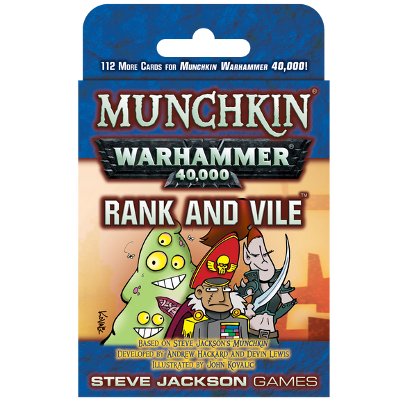 Munchkin: Warhammer 40,000 - Rank and Vile Expansion - Bards & Cards