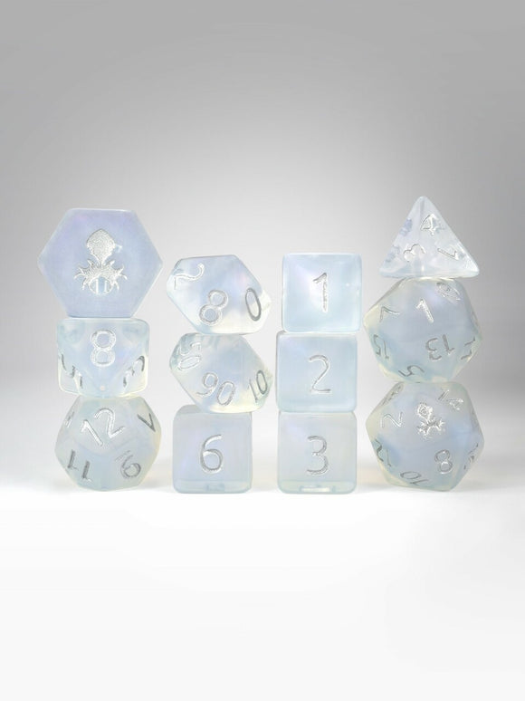Kraken PRAWJECT 12 pc Acrylic TTRPG Dice Sets - Bards & Cards