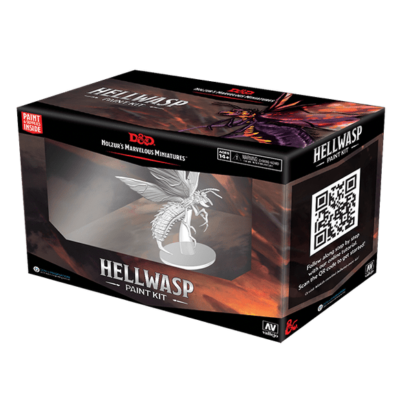 Dungeons & Dragons Nolzur's Marvelous Unpainted Miniatures: Paint Kit - Hellwasp - Bards & Cards