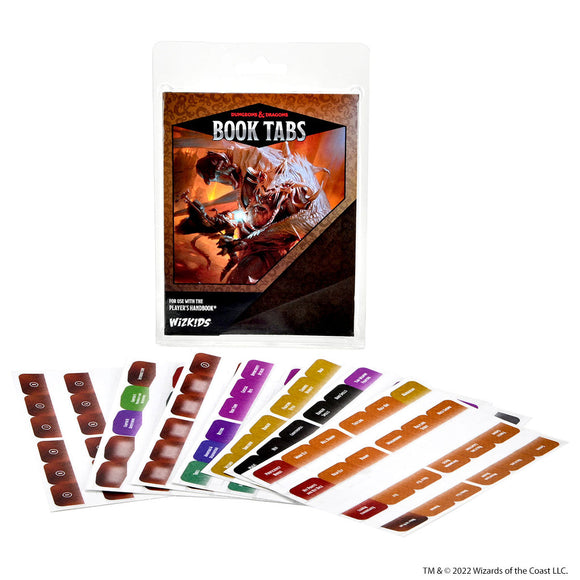 Dungeons & Dragons Book Tabs - Player's Handbook - Bards & Cards