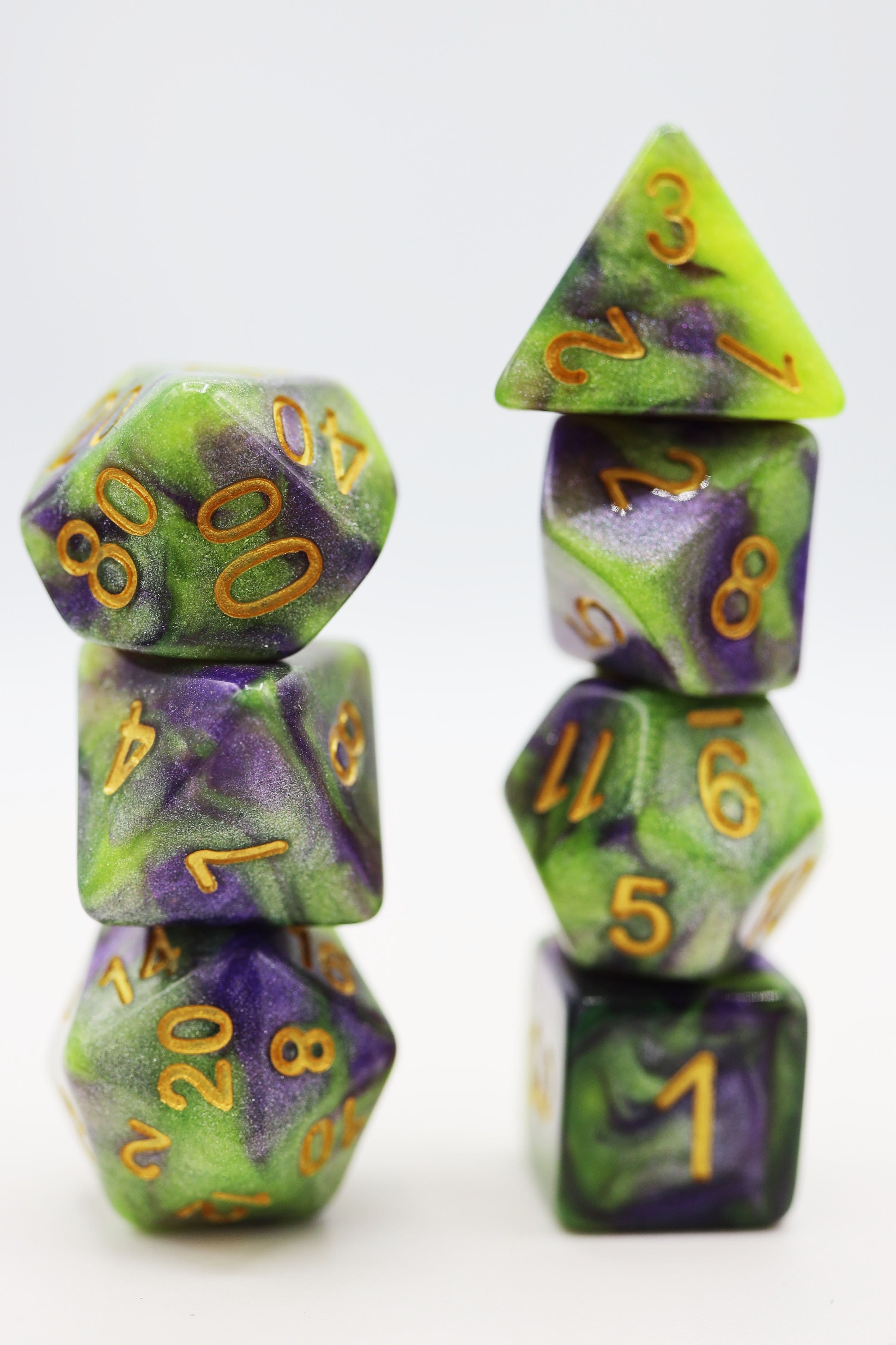 Royal Viper RPG Dice Set - Bards & Cards