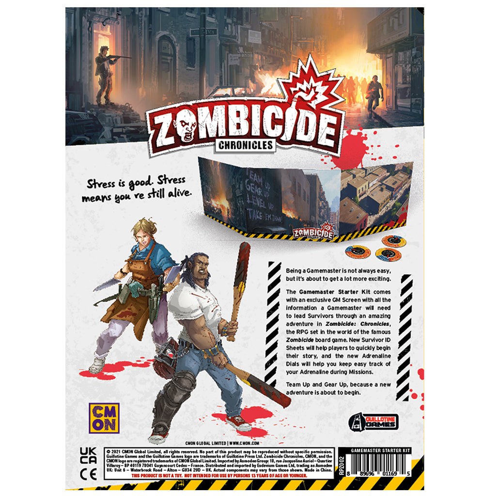 Zombicide Chronicles RPG: Game Master Starter Kit - Bards & Cards