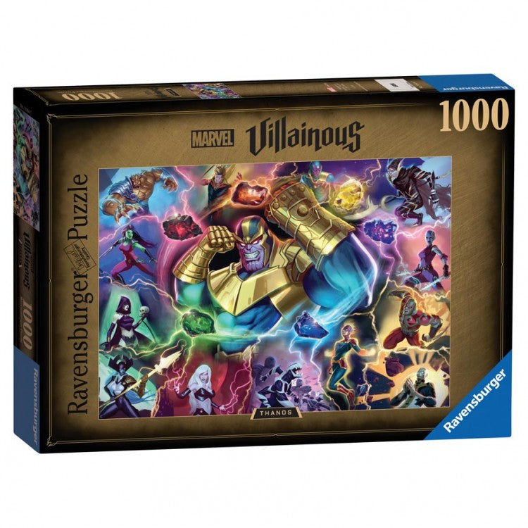 Marvel Villainous 1000 pc Puzzle: Thanos - Bards & Cards