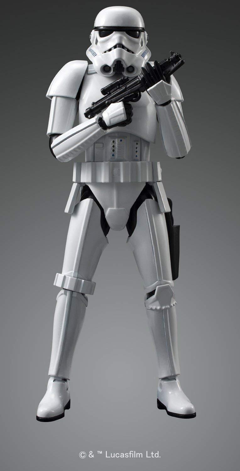 Bandai Star Wars Stormtrooper 1:12 Scale Plastic Model Kit - Bards & Cards