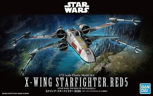 Bandai Star Wars 1/72 X-Wing Starfighter Red 5 (Rise of Skywalker Ver.) - Bards & Cards