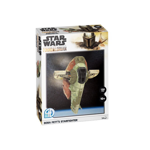 4D Paper Model Kit: Star Wars Boba Fett's Firespray - Bards & Cards