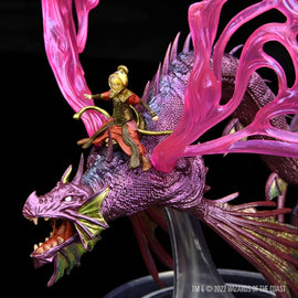 D&D Icons of the Realms - Spelljammer: Adult Solar Dragon & Prince Xeleth - Bards & Cards