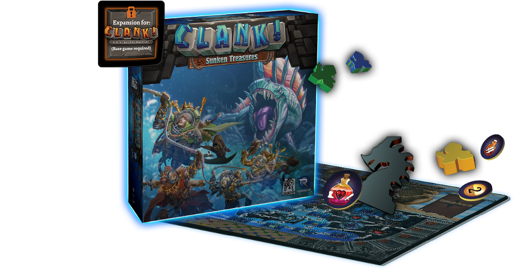 Clank!: Sunken Treasure Expansion - Bards & Cards