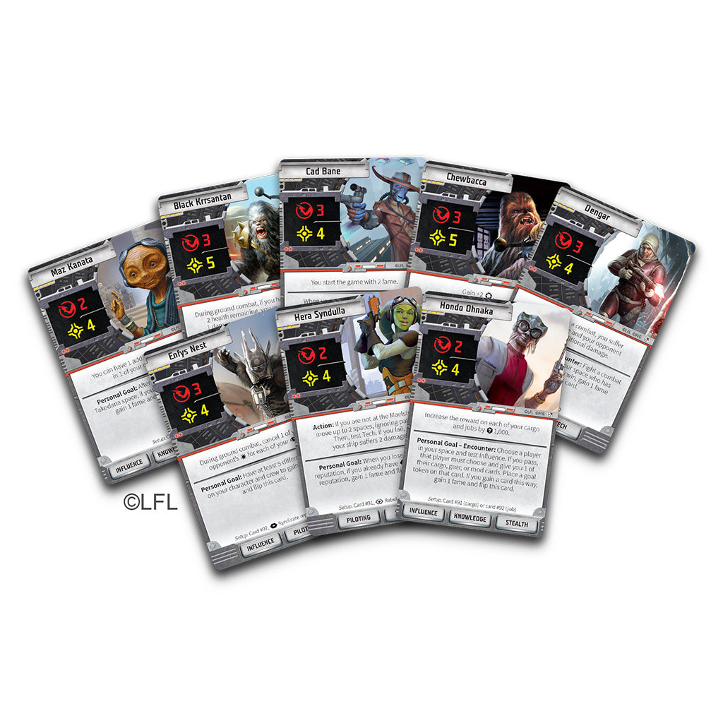 Star Wars: Outer Rim Unfinished Business Expansion - Bards & Cards
