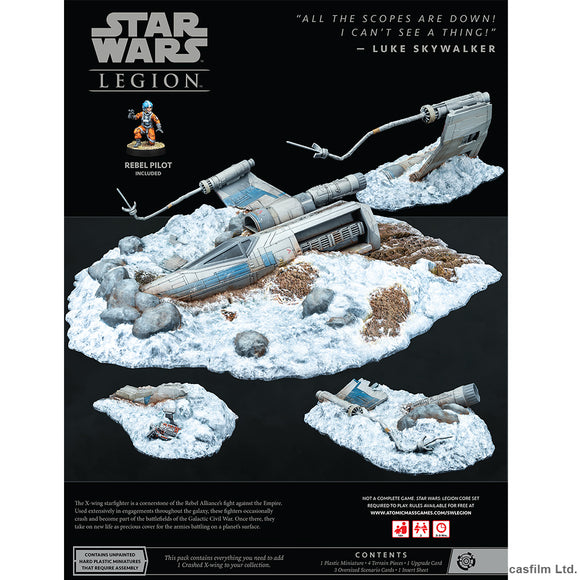 Star Wars Legion: Crashed X-Wing Battlefield Expansion - Bards & Cards