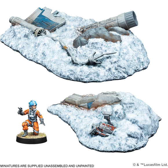 Star Wars Legion: Crashed X-Wing Battlefield Expansion - Bards & Cards