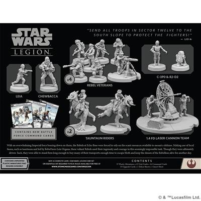 Star Wars Legion: Echo Base Defenders Battle Force Starter Set - Bards & Cards
