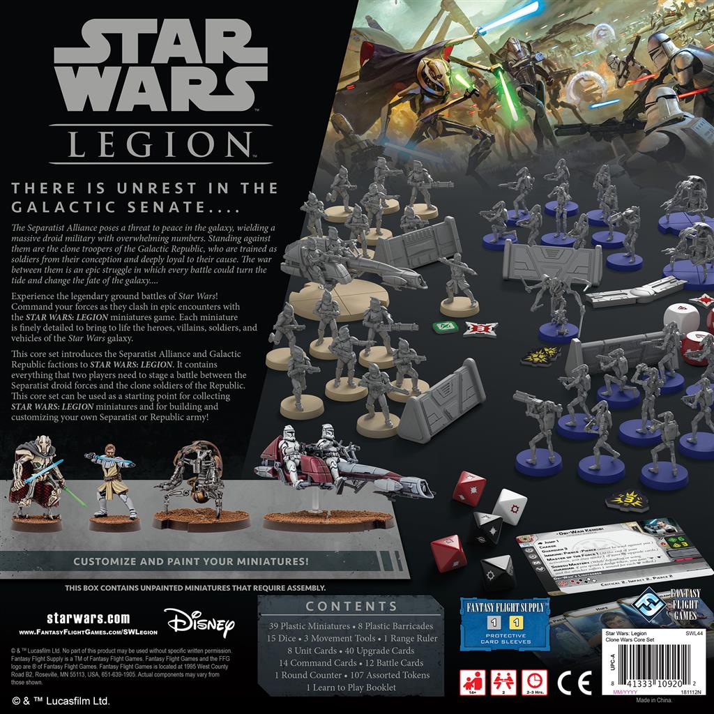 Star Wars Legion: Clone Wars Core Set - Bards & Cards