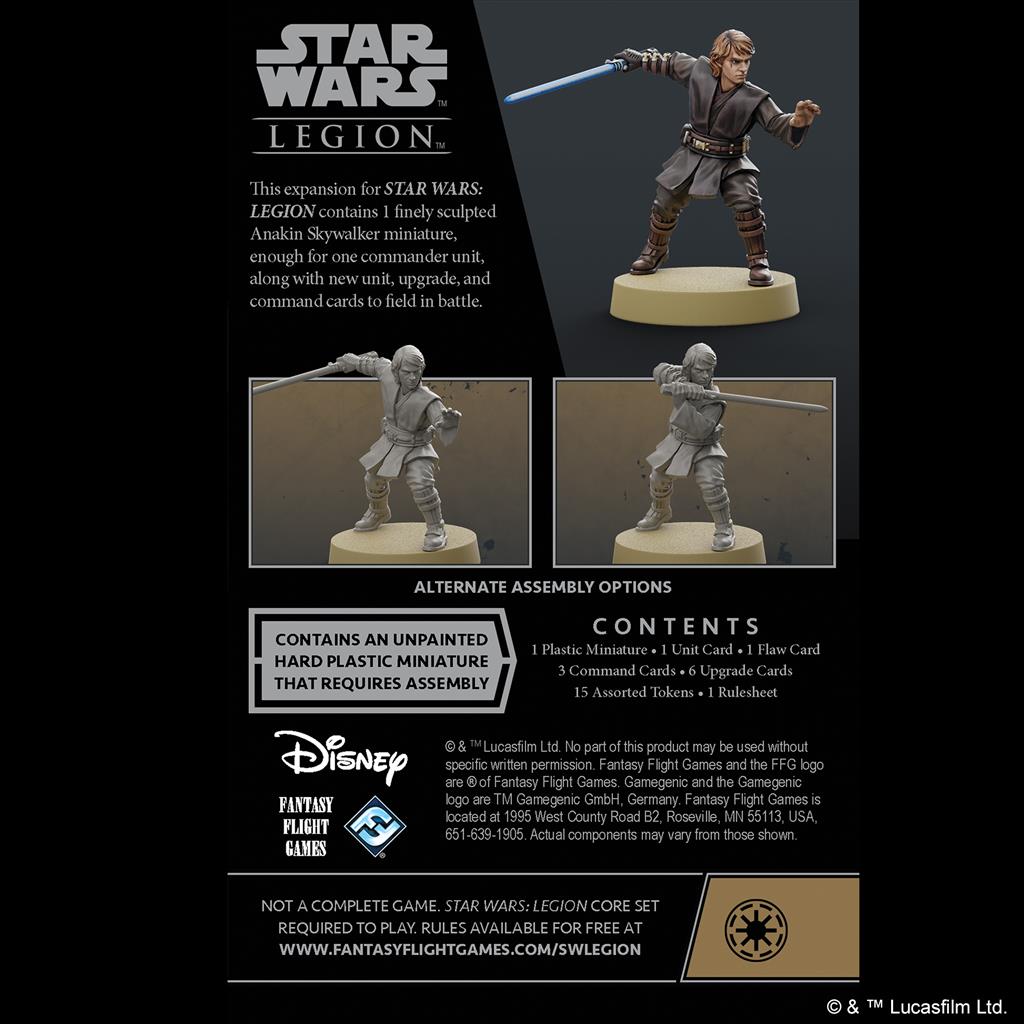 Star Wars Legion: Anakin Skywalker Commander Expansion - Bards & Cards