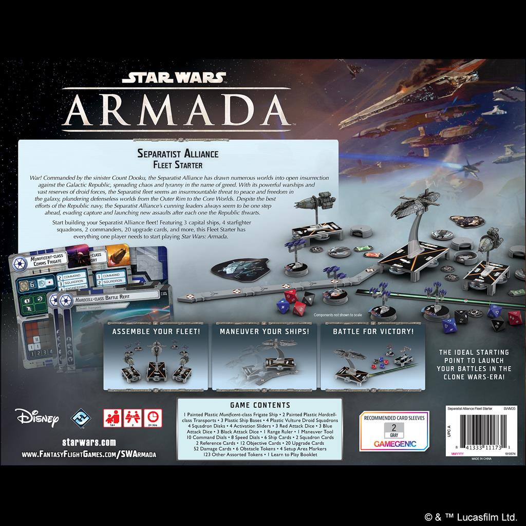 Star Wars: Armada - Separatist Alliance Fleet Starter Pack - Bards & Cards