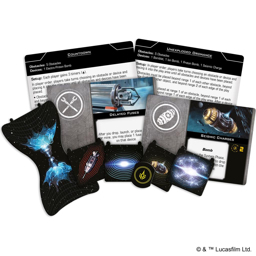 X-Wing 2nd Edition: Fully Loaded Devices Pack - Bards & Cards