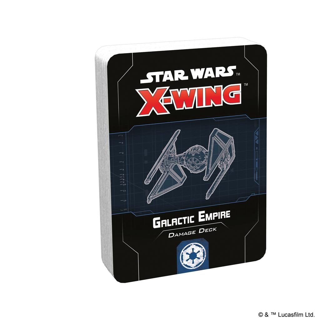 X-Wing 2nd Edition: Galactic Empire Damage Deck - Bards & Cards