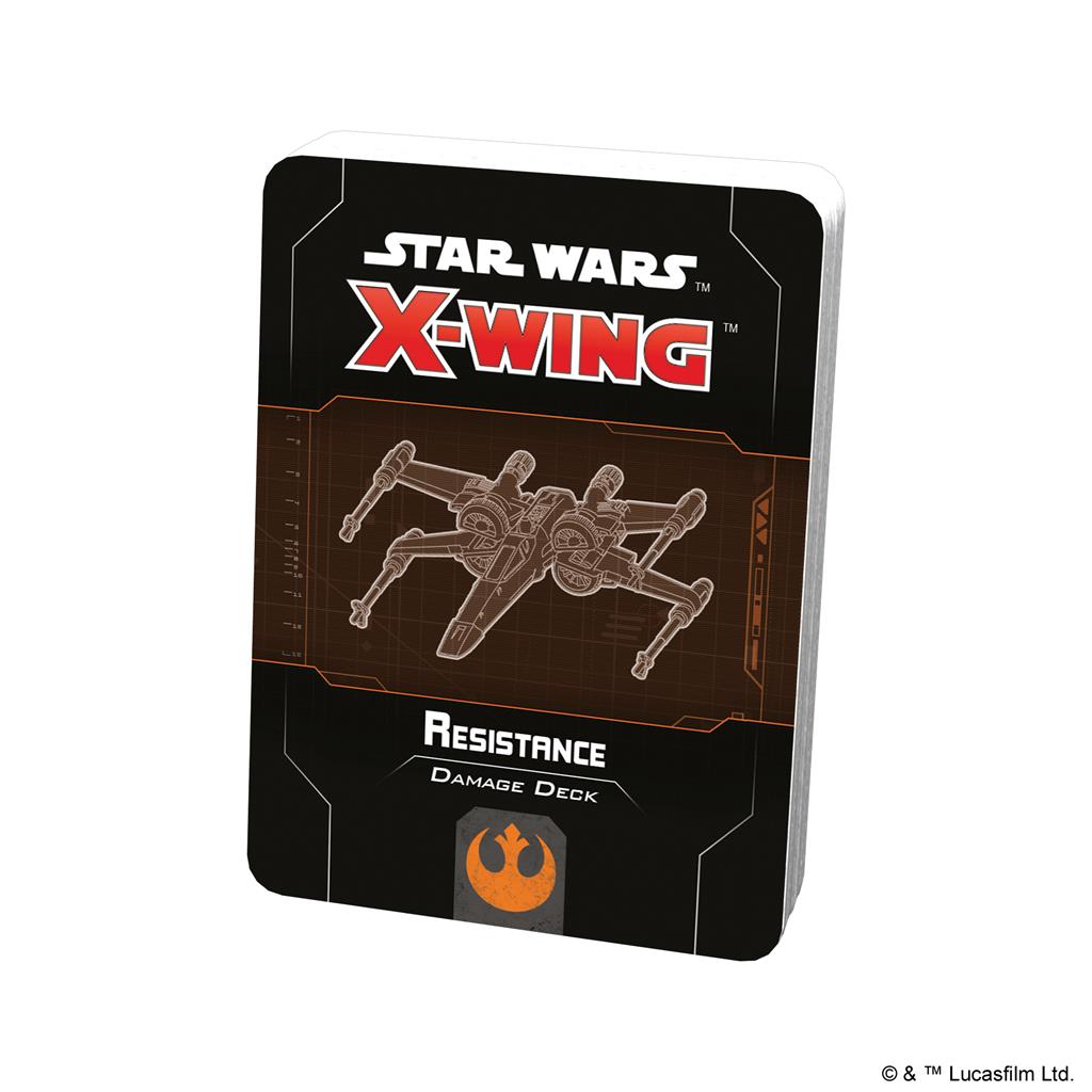 X-Wing 2nd Edition: Resistance Damage Deck - Bards & Cards