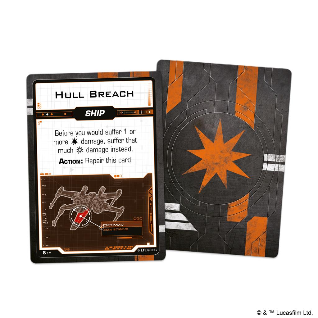 X-Wing 2nd Edition: Resistance Damage Deck - Bards & Cards