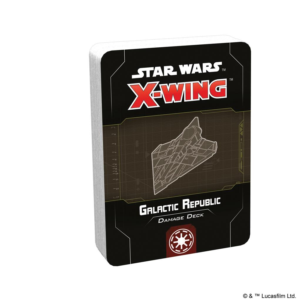 X-Wing 2nd Edition: Galactic Republic Damage Deck - Bards & Cards