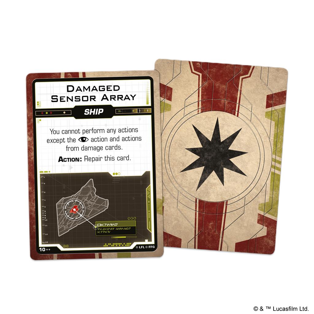 X-Wing 2nd Edition: Galactic Republic Damage Deck - Bards & Cards