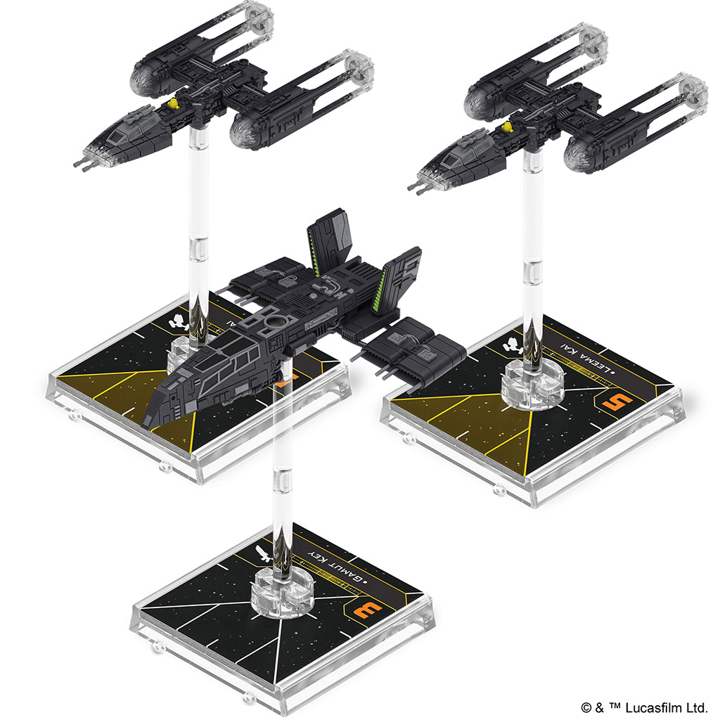 X-Wing 2nd Edition: Fugitives and Collaborators Squadron - Bards & Cards
