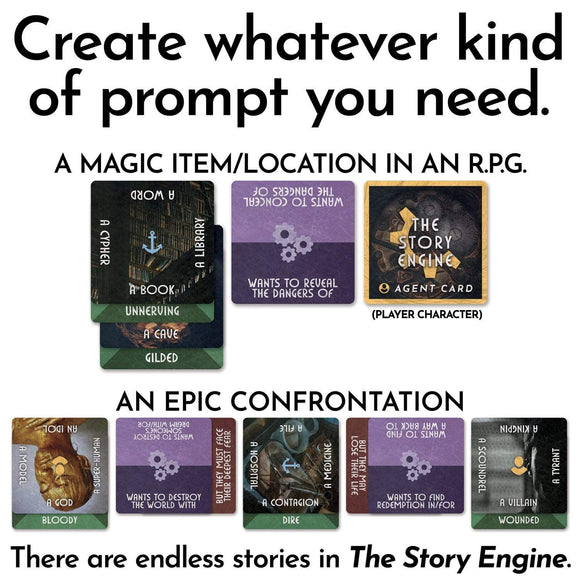 The Story Engine Deck - Create endless story ideas! - Bards & Cards