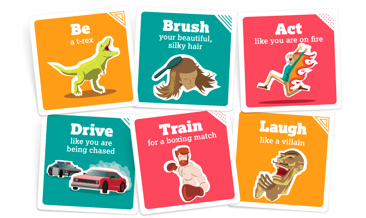 On A Scale of One to T-Rex - A card game for people who are bad at charades - Bards & Cards