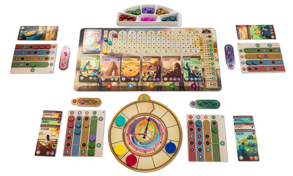 Trekking Through History - Kickstarter Edition: Includes Solo Mode - Bards & Cards