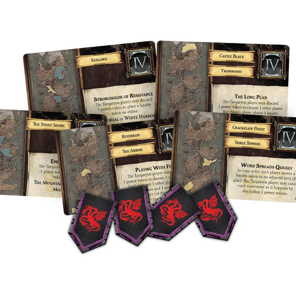 A Game of Thrones Boardgame Mother of Dragons Expansion - Bards & Cards