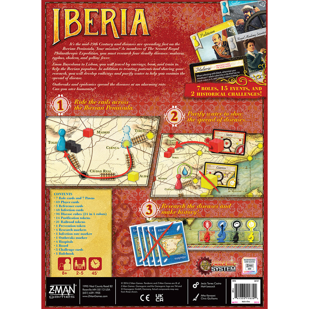 Pandemic: Iberia - Bards & Cards